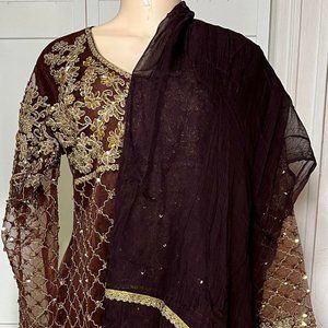 Sajni Georgette Salwar Kameez dress party/wedding style